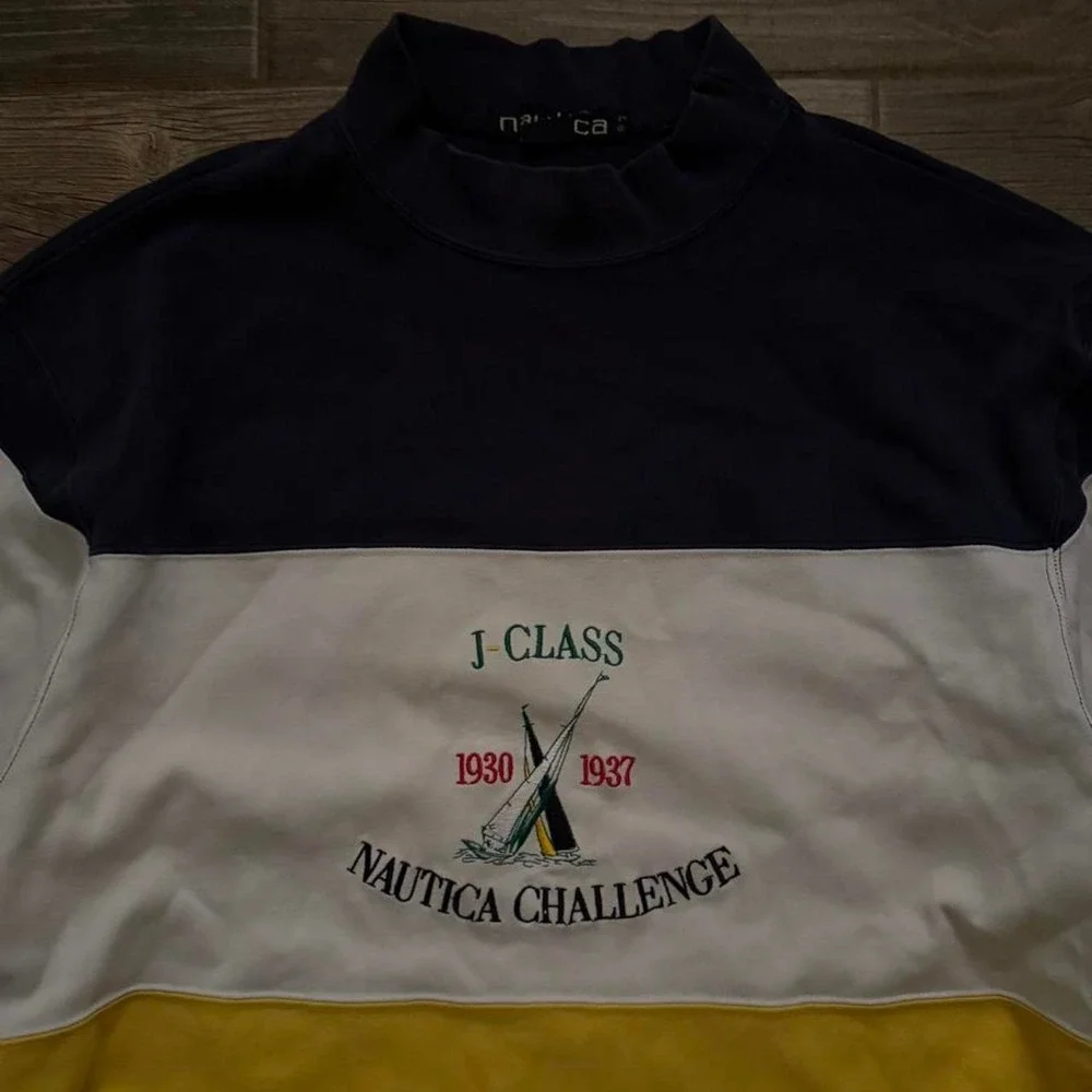 Vintage Nautica Challenge J Class Crewneck Sweatshirt size L